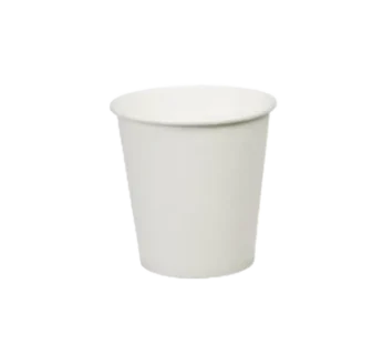 4oz White single walled cup- 50 pcs