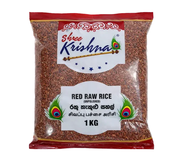 Shree Krishna Red Raw Rice 1 kg – Bourne Mart